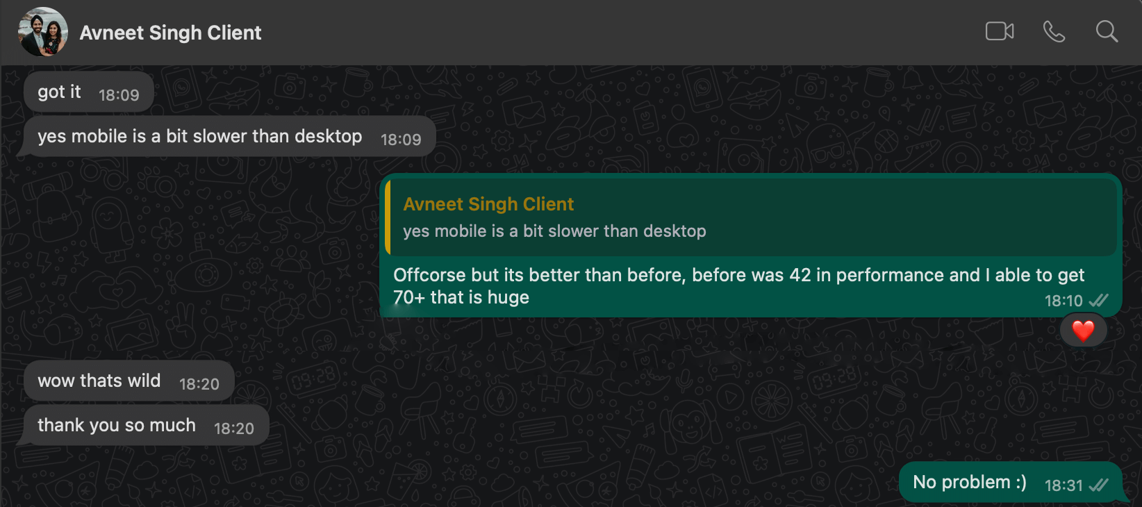 Avneet Regent-Row Client Testiomonial